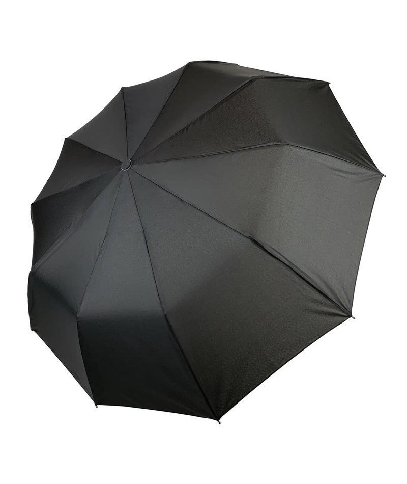 Парасоля чоловіча Bellissimo №M525 на 10 спиць напівавтомат Чорний, фото 1