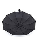 Парасоля чоловіча Bellissimo №M525 на 10 спиць напівавтомат Чорний, фото 5