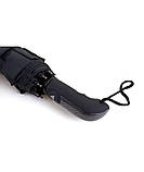 Парасоля чоловіча Bellissimo №M525 на 10 спиць напівавтомат Чорний, фото 7