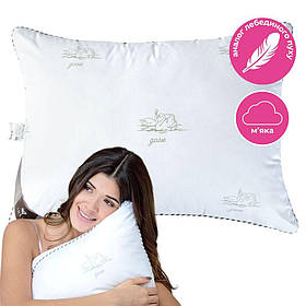 Подушка Super Soft Classic 50х70 см IDEIA штучний пух антиалергенна м'яка біла для сну