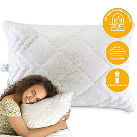 Подушка для сну Air Dream Classic 50х70 см IDEIA антиалергенна 2 чохли з блискавкою холлофайбер зручна