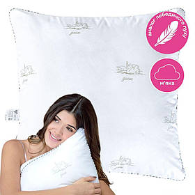 Подушка для сну Super Soft Classic 70х70 см IDEIA штучний пух антиалергенна м'яка біла