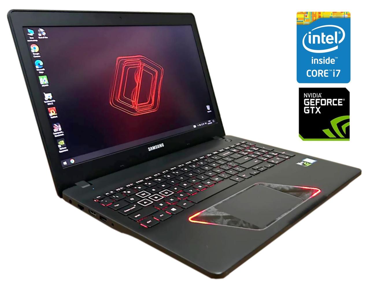 Ігровий ноутбук Б-клас Samsung NP8500GM-X0BCN/ 15.6" 1920x1080/ i7-7700HQ/ 8GB RAM/ 1000GB SSD/ GTX 1050 2GB