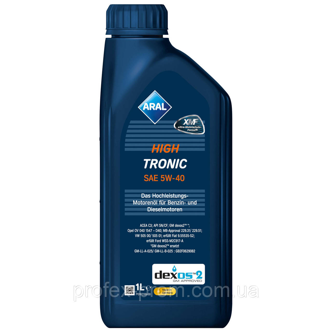 Олива моторна Aral HighTronic 5W-40, 1л (шт.)