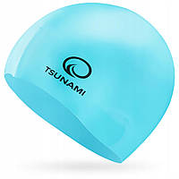 Шапочка для плавання TSUNAMI Kids дитяча Sky Blue (P-5905973401807)