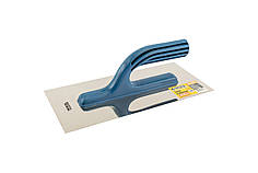 Тертка неіржавка MASTERTOOL з пластиковою ручкою 125х270 мм 08-2027