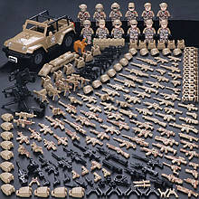 Фігурки коричневих Американських солдатів для Lego Лего