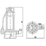 Насос дренажний Euroaqua WQ 13-15 FURY - 15982, фото 2