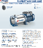 Багатоступінчастий самовсмоктуючий насос Pedrollo PLURIJETm 3/130X (230V) - 27870, фото 5