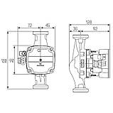 Насос циркуляційний Grundfos UPM3 HYBRID 25-70 Icma № Р328 - 3224, фото 2