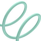 Кабель Lightning Type-C гнучкий 1.2м 20Вт зелений Baseus Jelly Liquid Silica Gel CAGD006 kr, фото 3