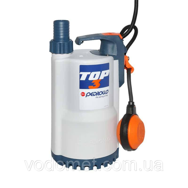 Занурювальний дренажний насос Pedrollo TOP-3 (5м кабеля) (48ТОР13А1) - 28500