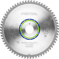 Диск пиляльний ALUMINIUM/PLASTICS HW 216x2.3x30 TF64 Festool 500122