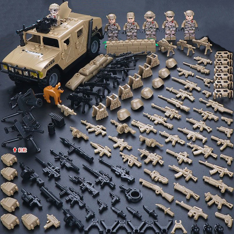 Фігурки коричневий Армії США військові для Lego Лего