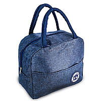 Термосумка для ланчбоксів і їжі синя LoveYouHome