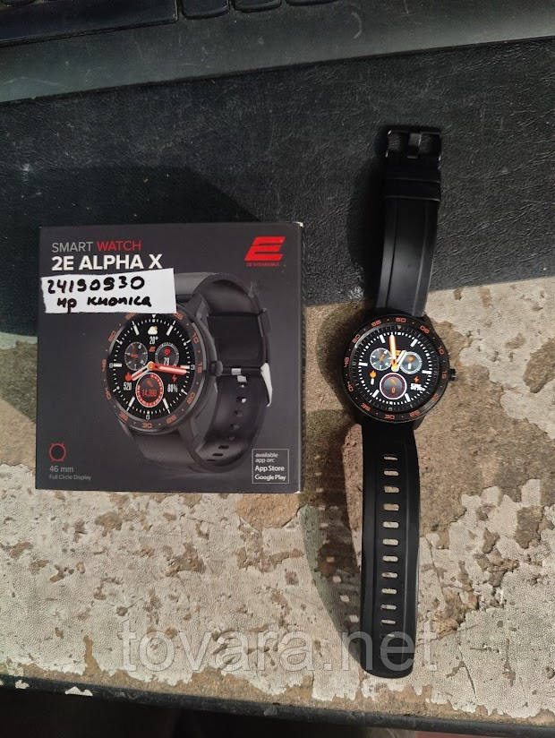 Розумний годинник 2E Alpha X 46 mm 2E-CWW30BKOR Black-Orange No 24190930
