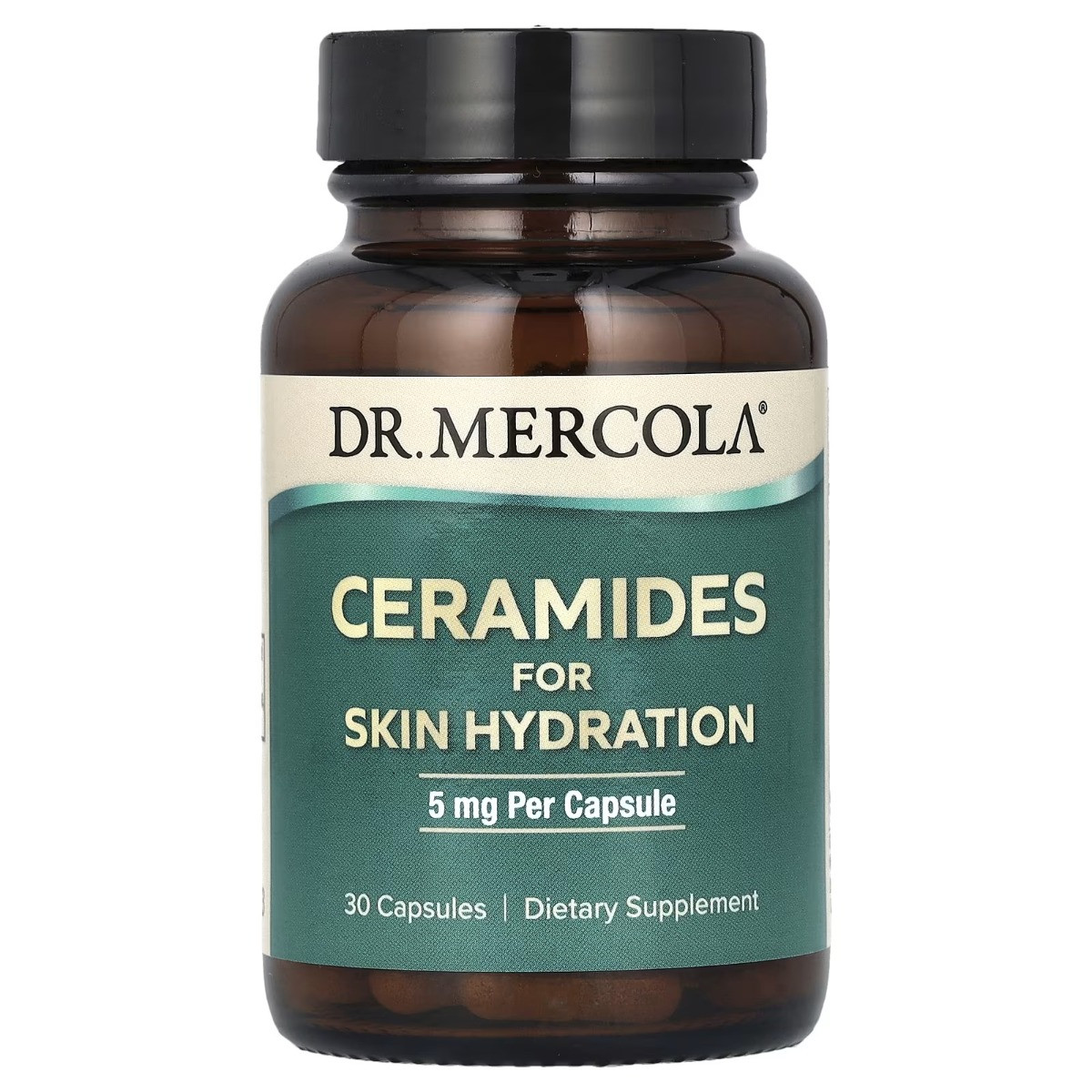 Кераміди для зволоження шкіри, 5 мг, Ceramides For Skin Hydration, Dr. Mercola, 30 капсул