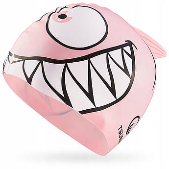 Шапочка для плавання TSUNAMI Shark дитяча Pink (P-5905973401821)