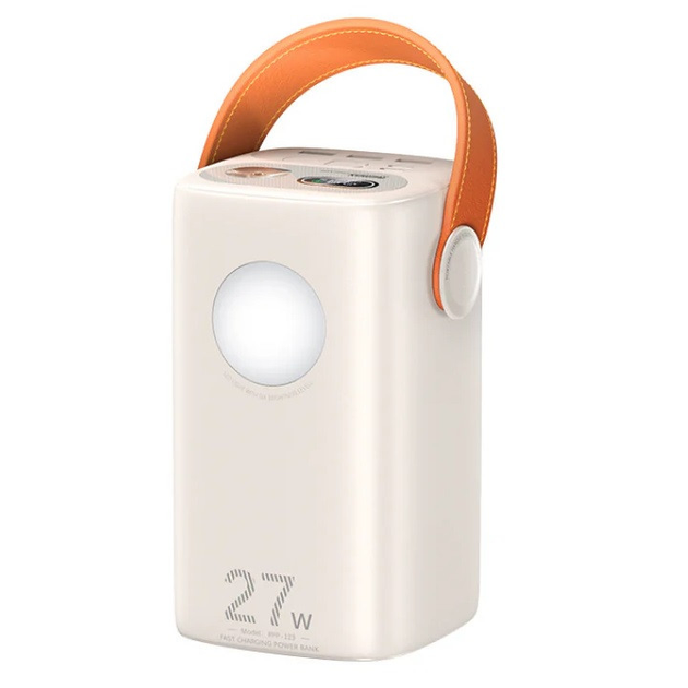 Універсальна зарядна батарея Remax RPP-123 60000mAh QC+PD (22.5W+27W) Бежевий, фото 1