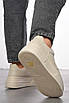 Кросівки жіночі бежевого кольору на шнурівці 190757T Безкоштовна доставка, фото 3