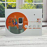 Набір 6 в 1 Розумний смарт-годинник X8Plus Smart Watch Ultra 2 + Air pro + Павербанк + Телефон White, фото 4