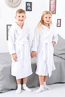 Халат детский (6390-032) белый Трикотажний Край 30