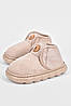 Капці дитячі бежевого кольору на хутрі 190104P, фото 2
