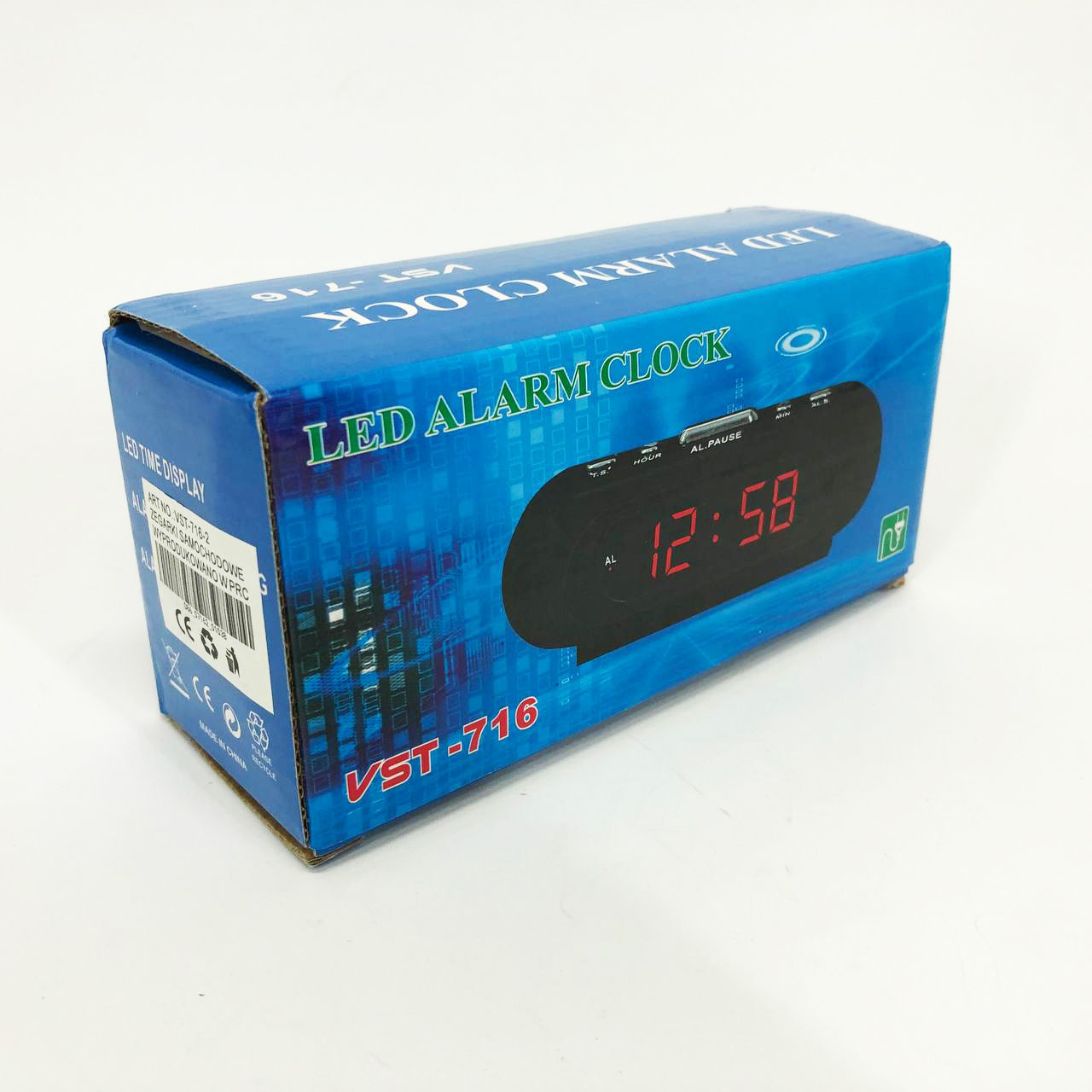 Clock електронні настільні VST-716-2, Годинник мережевий електронний настільний OQ-274 з підсвіткою