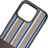 Шкіряний чохол Polo Santa Barbara Isaac для Apple iPhone 16 Pro (6.3") Titanium grey, фото 4