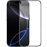 Захисне скло Nillkin (CP+PRO) для Apple iPhone 16 Pro (6.3") (+ аппликатор) Чорний, фото 3