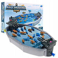 Настiльна гра "Морський бій" 707-126 ігрове поле, фішки-кораблі, кульки