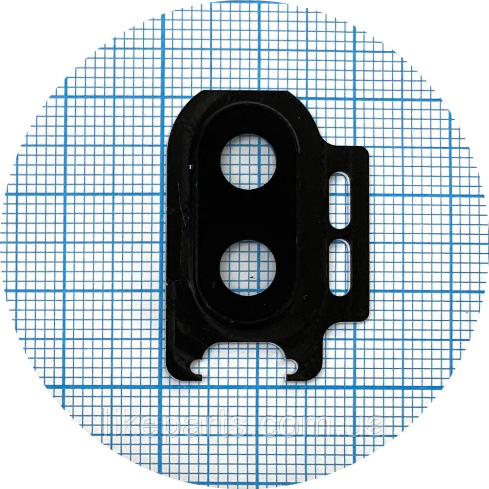 Скло камери OnePlus 6T (чорне у рамці), фото 1