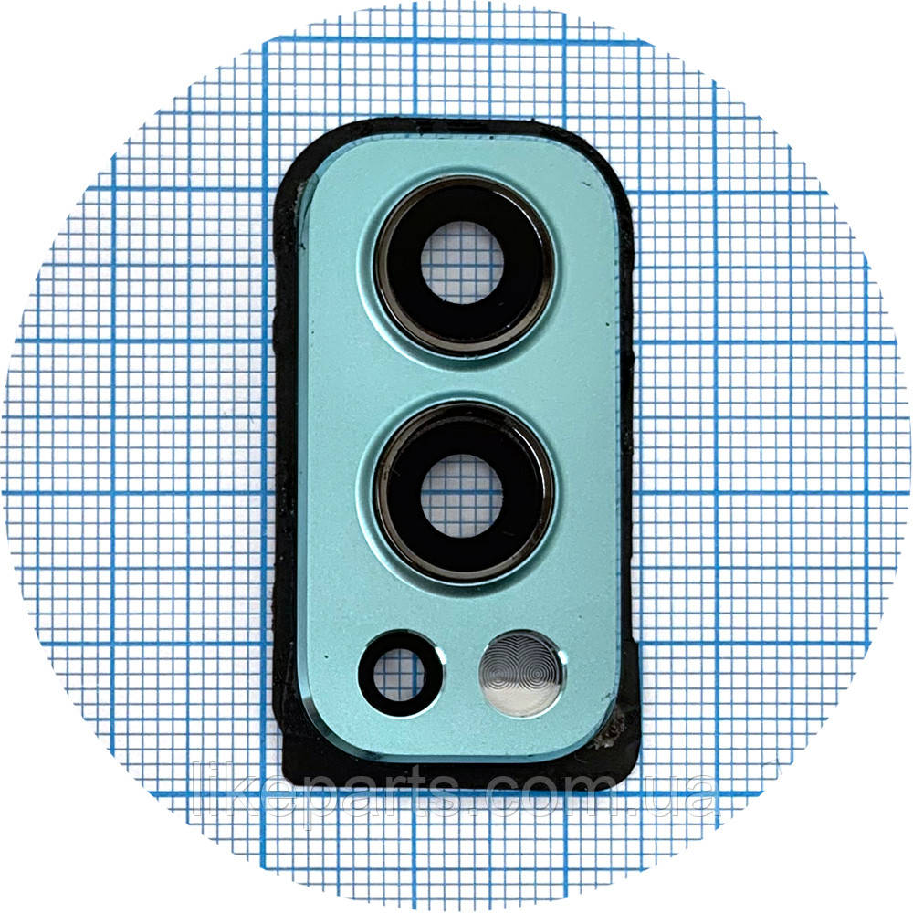 Скло камери OnePlus Nord 2 5G (у блакитній рамці), фото 1