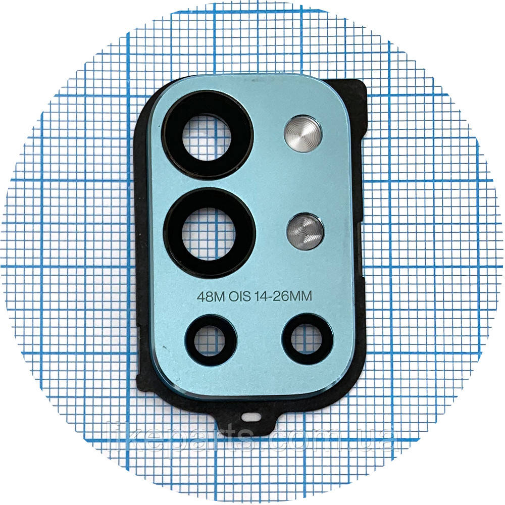 Скло камери OnePlus 9R (у блакитній рамці), фото 1