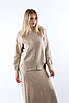 Костюм з джемпером та спідницею бежевий  40030 (2000000135779), фото 4