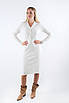Плаття в рубчик міді біле 83070 (2000000135878), фото 4