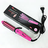 Щипці для завивки волосся портативні DOMOTEC, Щипці для укладання та завивки Плойка-щипці волосся VF-32, фото 3