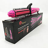 Щипці для завивки волосся портативні DOMOTEC, Щипці для укладання та завивки Плойка-щипці волосся VF-32, фото 4