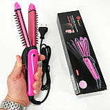 Щипці для завивки волосся портативні DOMOTEC, Щипці для укладання та завивки Плойка-щипці волосся VF-32, фото 10