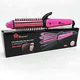 Щипці для завивки волосся портативні DOMOTEC, Щипці для укладання та завивки Плойка-щипці волосся VF-32, фото 5