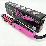 Щипці для завивки волосся портативні DOMOTEC, Щипці для укладання та завивки Плойка-щипці волосся VF-32, фото 2