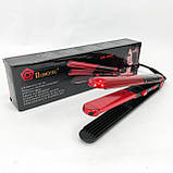 Випрямляч плойка випрямляча, Плойка випрямляча, Щітка щипці для випрямлення волосся HD-17, фото 4