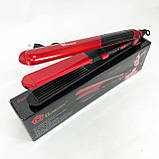 Випрямляч плойка випрямляча, Плойка випрямляча, Щітка щипці для випрямлення волосся HD-17, фото 8