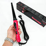 Стайлер-плойка для локонів, Плойка для завивки волосся Плойка створення об'ємних зачісок QF-48, фото 5