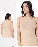 Майка бежевая женская из вискозы Sevim