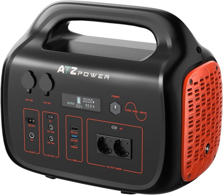 Зарядна станція 1400/1000Вт LiFePO4 ATZ Power Портативна