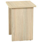 Табурет (330х330х450Н) В'яз Ліберті Димчастий 18мм, фото 2