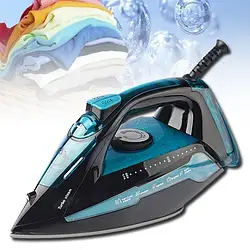 Прасувальна праска парова з парою для прасування одягу з керамічною підошвою, 3200W