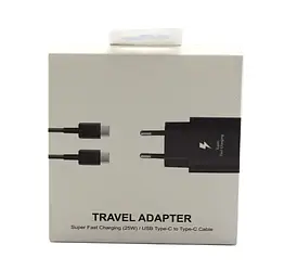 Зарядний пристрій Adapter 9174 Type-C 25 W з кабелем Black