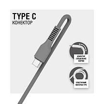 Кабель ACCLAB AL-CBCOLOR-T1BK USB-Type-C 1.2m Black (1283126518232), фото 4